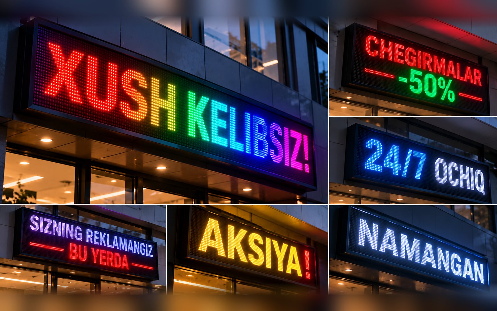 RGB matnli LED